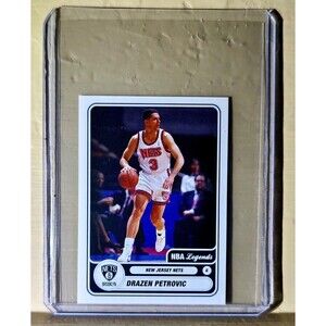 2023-24 Dražen Petrović Panini NBA Basketball #491 Sticker NBA Legends